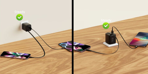 Swissten SlideCharge Travel Charger (30W) - 22070202 - Black