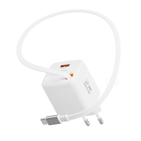 Swissten SlideCharge Travel Charger (30W) - 22070203 - White
