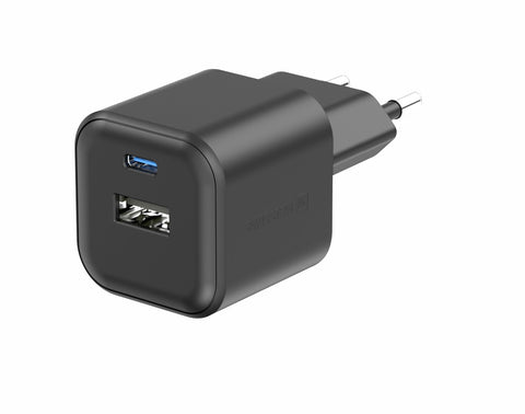 Swissten 35W UBS-C & USB-A Travel Charger - 22071210 - Black
