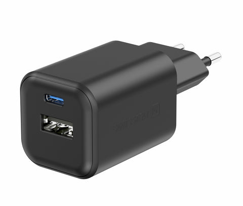 Swissten 45W UBS-C & USB-A Travel Charger - 22071310 - Black