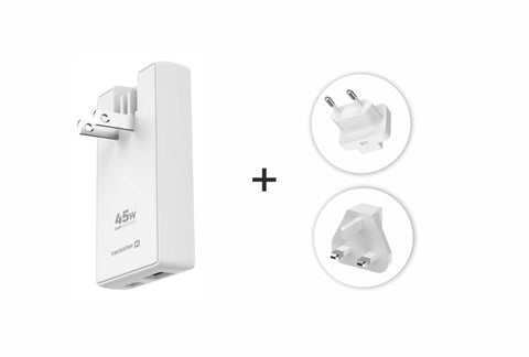 Swissten World GaN Travel Charger (45W) - 22071320