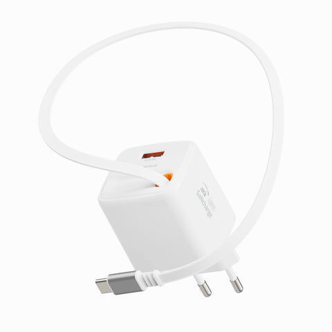 Swissten SlideCharge Travel Charger (45W) - 22071350 - White