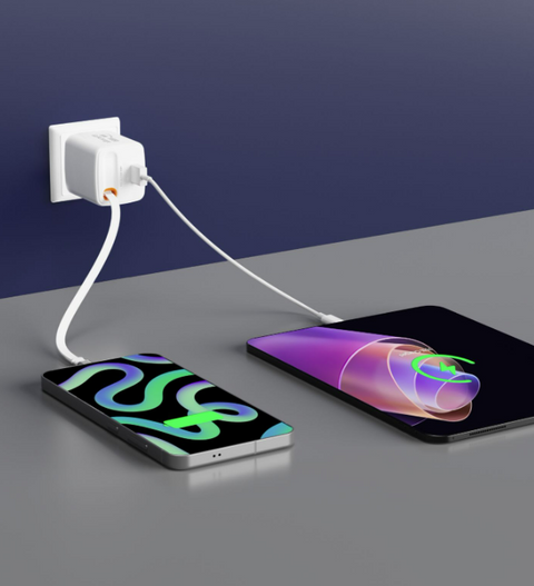 Swissten SlideCharge Travel Charger (45W) - 22071350 - White