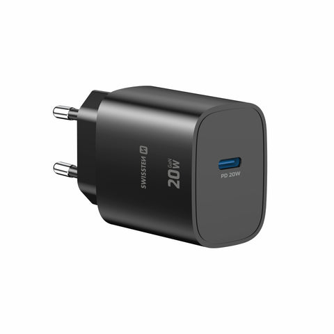 Swissten Edge USB-C Travel Charger (20W) - 22071711 - White