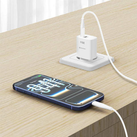 Swissten Edge USB-C + USB-A Travel Charger (35W) - 22071717 - White