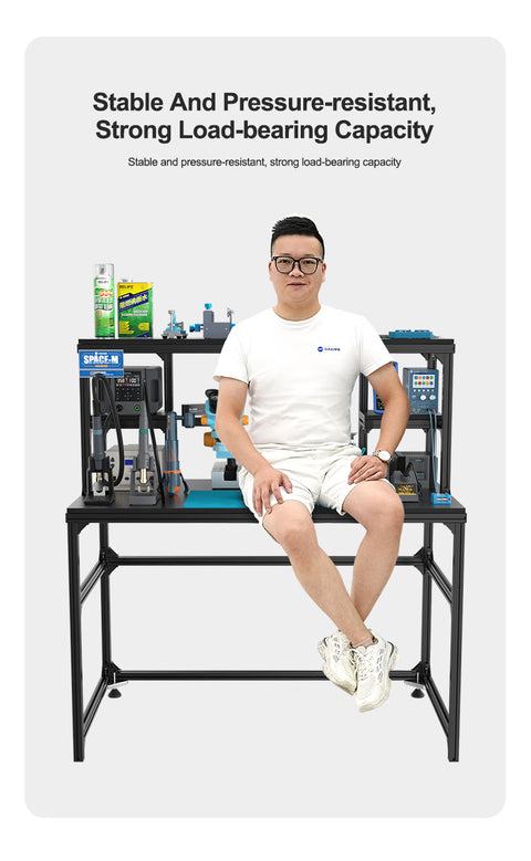 SPACE-M Aluminum Alloy Repair Table - Black