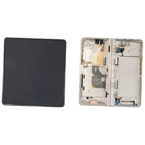 Samsung SM-F936B Galaxy Z Fold 4 LCD Display + Touchscreen + Frame - GH82-29461C/GH82-29462C/GH82-29463C - Beige