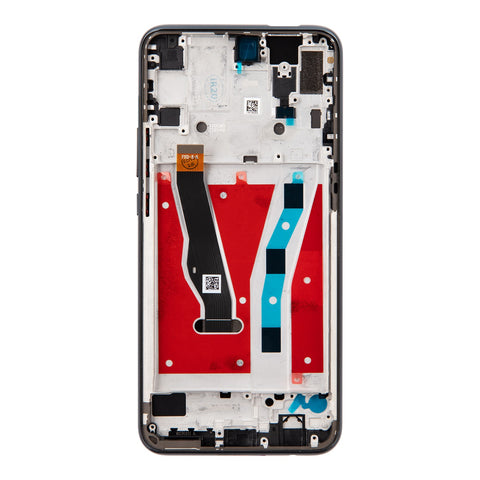 Huawei P Smart Pro (STK-L21) LCD Display + Touchscreen + Frame - With Fingerprint Scanner Cut-Out - Black