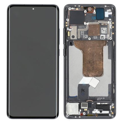 Xiaomi 12X (2112123AC)/12 (2201123G)/12S (2206123SC) LCD Display + Touchscreen + Frame - 5600030L3A00 - Black