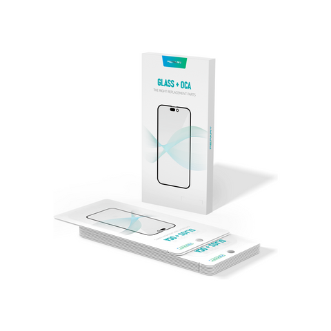 Apple iPhone 13 Pro Max Glass - Repart - with Front Bezel and OCA Glue - Black