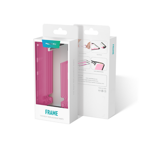 Apple iPhone 14 Pro LCD Frame - Repart - with Front Bezel and OCA Glue - Black