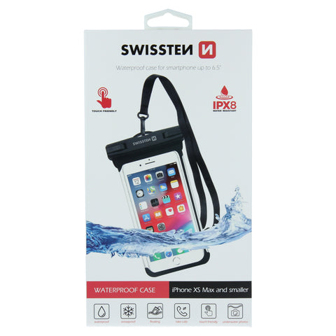 Swissten Waterproof Case - 32900800 - Black