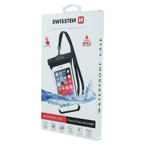 Swissten Waterproof Case - 32900800 - Black