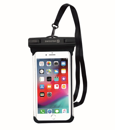 Swissten Waterproof Case - 32900800 - Black