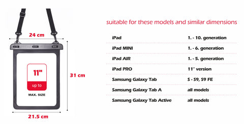 Swissten Tablet Waterproof Case - 32900830