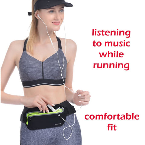 Swissten Waist Bag - 32903400 - Up to Phones for 7.0" - Black