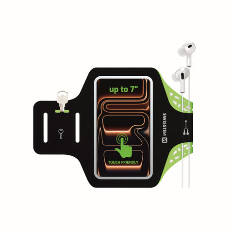 Swissten Armband Case - 32904010 - Up to Phones for 7.0" - Black