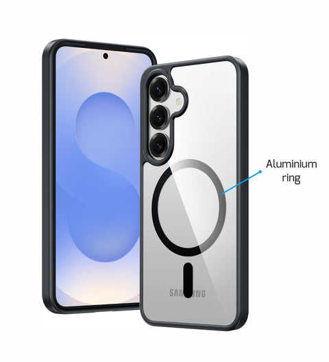 Swissten SM-S948B Galaxy S26 Ultra Metallic Magstick Case - 33001745 - For Magsafe Charging - Black