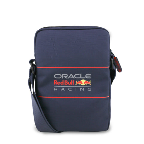 Red Bull Nylon Travel Bag - 3666339397722 - 8 Inch - Vertical Logo - Navy