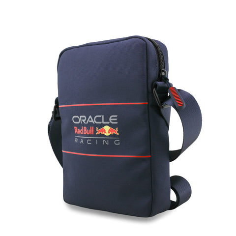 Red Bull Nylon Travel Bag - 3666339397722 - 8 Inch - Vertical Logo - Navy