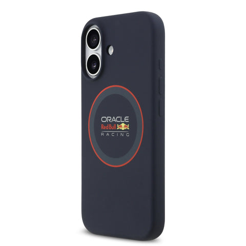 Red Bull iPhone 17 MagSafe Liquid Silicon Case With Red Ring - 3666339527303 - Navy