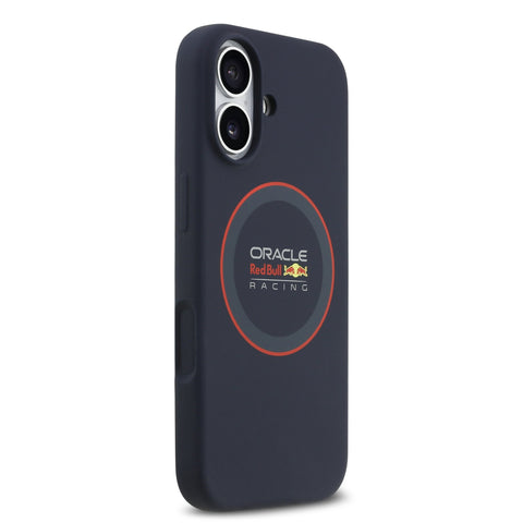Red Bull iPhone 17 MagSafe Liquid Silicon Case With Red Ring - 3666339527303 - Navy