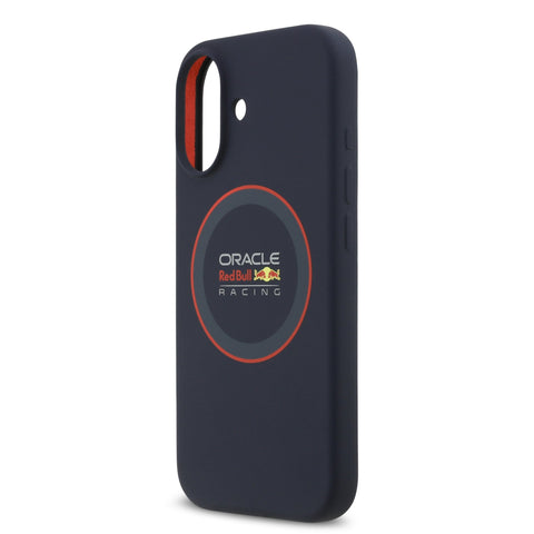 Red Bull iPhone 17 MagSafe Liquid Silicon Case With Red Ring - 3666339527303 - Navy