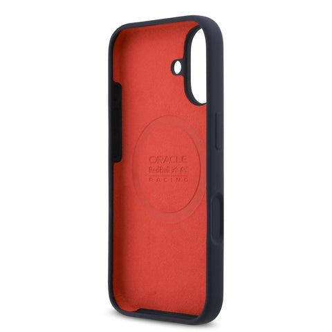 Red Bull iPhone 17 MagSafe Liquid Silicon Case With Red Ring - 3666339527303 - Navy