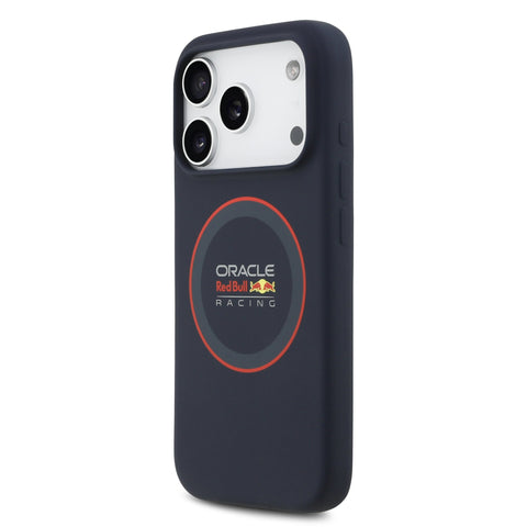 Red Bull iPhone 17 Pro MagSafe Liquid Silicon Case With Red Ring - 3666339527327 - Navy