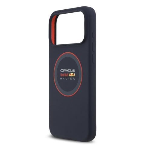 Red Bull iPhone 17 Pro Max MagSafe Liquid Silicon Case With Red Ring - 3666339527334 - Navy