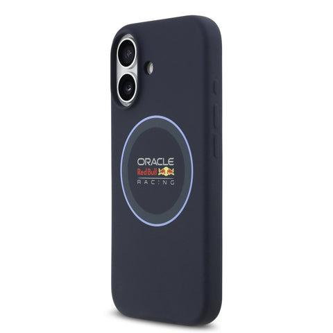Red Bull iPhone 17 MagSafe Liquid Silicon Case With Blue Ring - 3666339527341 - Navy