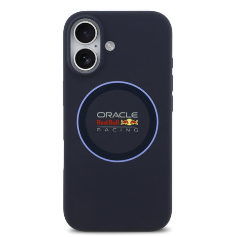 Red Bull iPhone 17 MagSafe Liquid Silicon Case With Blue Ring - 3666339527341 - Navy