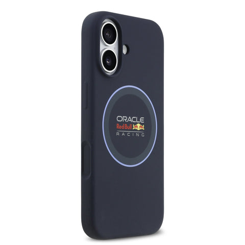 Red Bull iPhone 17 MagSafe Liquid Silicon Case With Blue Ring - 3666339527341 - Navy