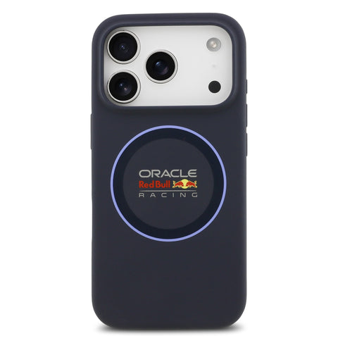 Red Bull iPhone 17 Pro MagSafe Liquid Silicon Case With Blue Ring - 3666339527365 - Navy