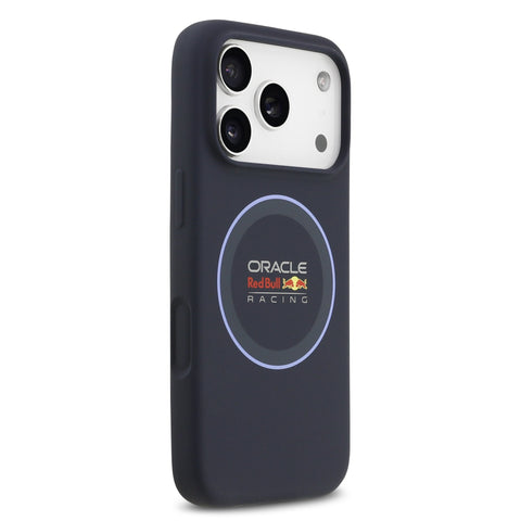 Red Bull iPhone 17 Pro MagSafe Liquid Silicon Case With Blue Ring - 3666339527365 - Navy