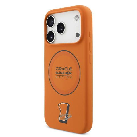 Red Bull iPhone 17 Pro MagSafe Liquid Silicon Case With Ring - 3666339527525 - Orange