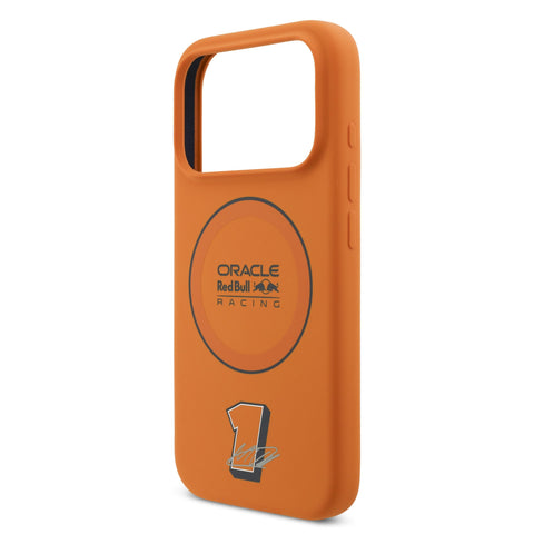 Red Bull iPhone 17 Pro MagSafe Liquid Silicon Case With Ring - 3666339527525 - Orange
