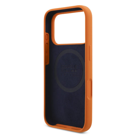 Red Bull iPhone 17 Pro MagSafe Liquid Silicon Case With Ring - 3666339527525 - Orange