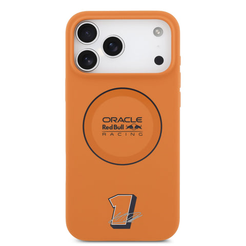Red Bull iPhone 17 Pro Max MagSafe Liquid Silicon Case With Ring - 3666339527532 - Orange