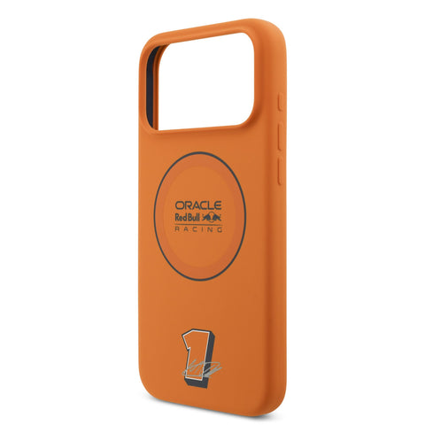 Red Bull iPhone 17 Pro Max MagSafe Liquid Silicon Case With Ring - 3666339527532 - Orange