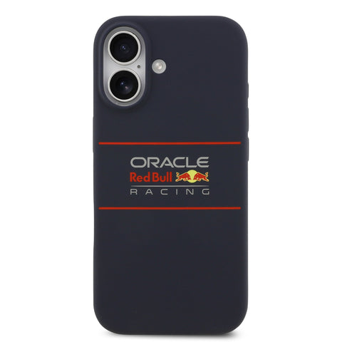 Red Bull iPhone 17 MagSafe Liquid Silicon Case With Horizontal Logo - 3666339527549 - Navy