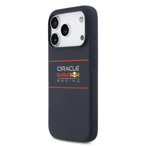 Red Bull iPhone 17 Pro MagSafe Liquid Silicon Case With Horizontal Logo - 3666339527563 - Navy