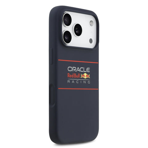 Red Bull iPhone 17 Pro MagSafe Liquid Silicon Case With Horizontal Logo - 3666339527563 - Navy