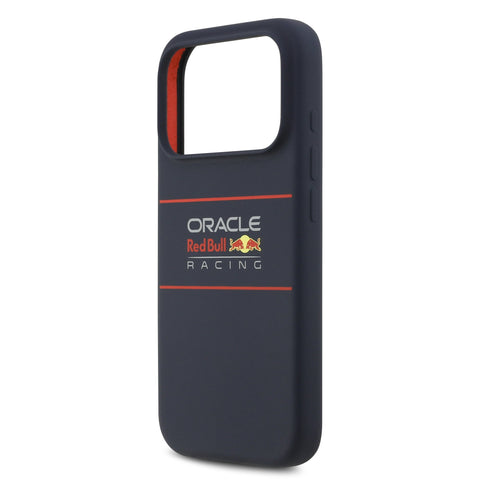 Red Bull iPhone 17 Pro MagSafe Liquid Silicon Case With Horizontal Logo - 3666339527563 - Navy