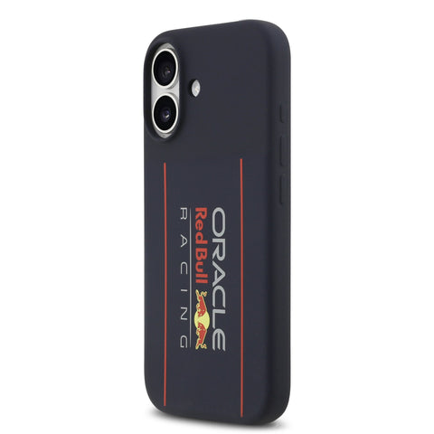 Red Bull iPhone 17 MagSafe Liquid Silicon Case With Vertical Logo - 3666339527587 - Navy