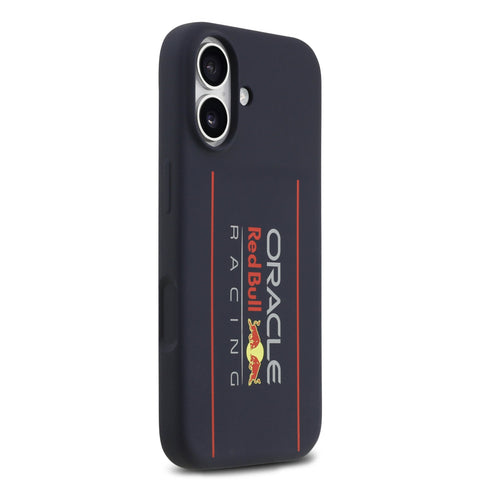 Red Bull iPhone 17 MagSafe Liquid Silicon Case With Vertical Logo - 3666339527587 - Navy