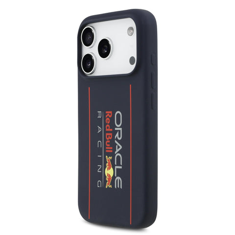 Red Bull iPhone 17 Pro Max MagSafe Liquid Silicon Case With Vertical Logo - 3666339527617 - Navy