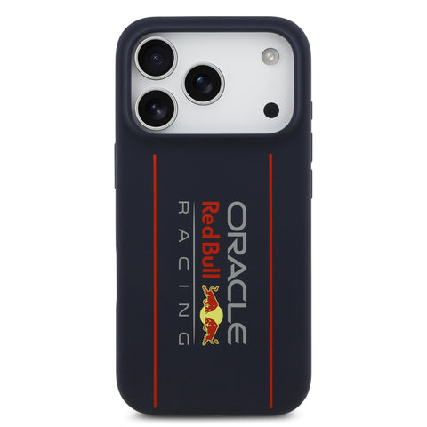 Red Bull iPhone 17 Pro Max MagSafe Liquid Silicon Case With Vertical Logo - 3666339527617 - Navy