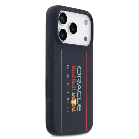 Red Bull iPhone 17 Pro Max MagSafe Liquid Silicon Case With Vertical Logo - 3666339527617 - Navy