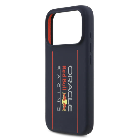 Red Bull iPhone 17 Pro Max MagSafe Liquid Silicon Case With Vertical Logo - 3666339527617 - Navy